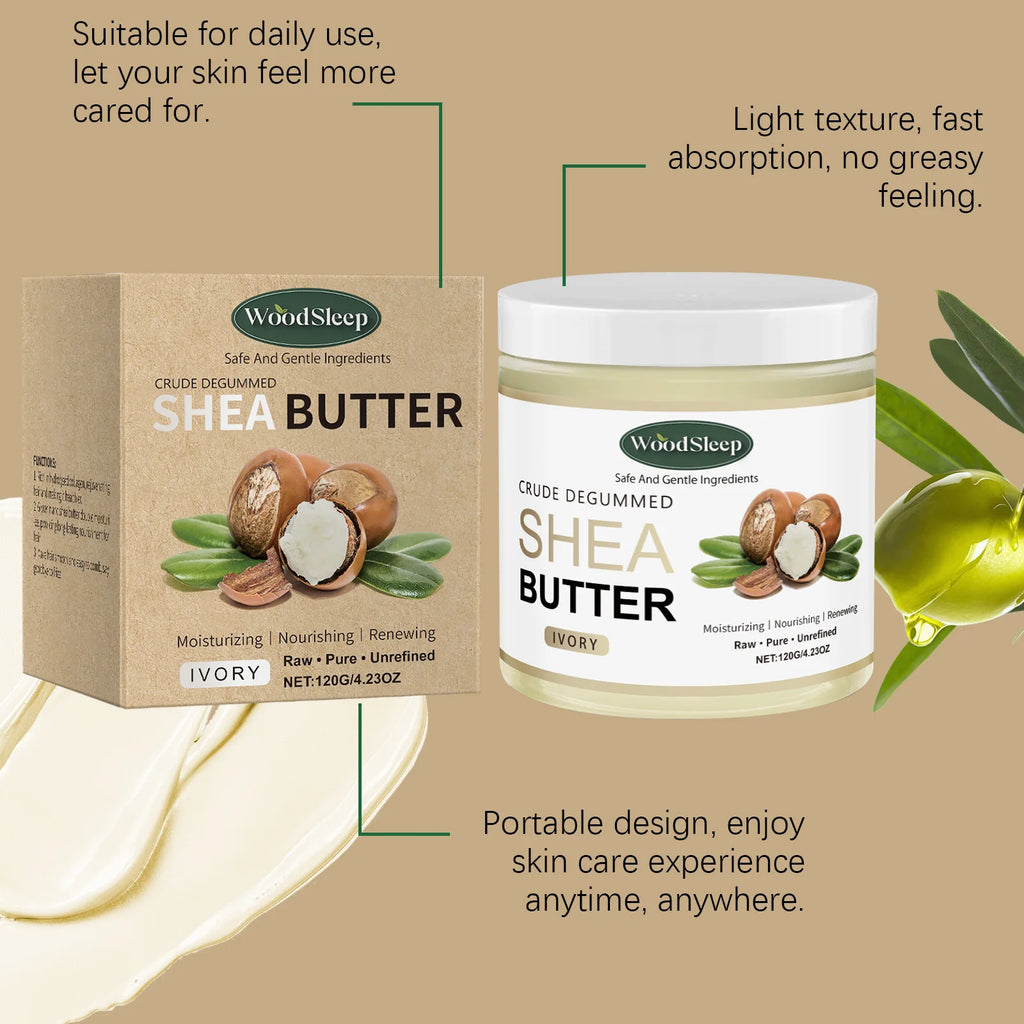 Shea Butter Moisturizer Suitable for Facial and Body Use, Long-lasting Moisturizing and Full Body Nourishing Skincare Cream