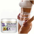 Shea Butter Collagen Firming Cream, Light Beige Firming Cream, Suitable for Thighs, Buttocks, Arms, Abdomen--And Body Lotion-60G