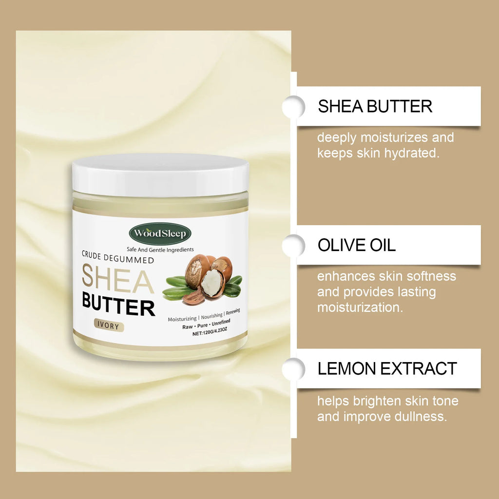 Shea Butter Moisturizer Suitable for Facial and Body Use, Long-lasting Moisturizing and Full Body Nourishing Skincare Cream