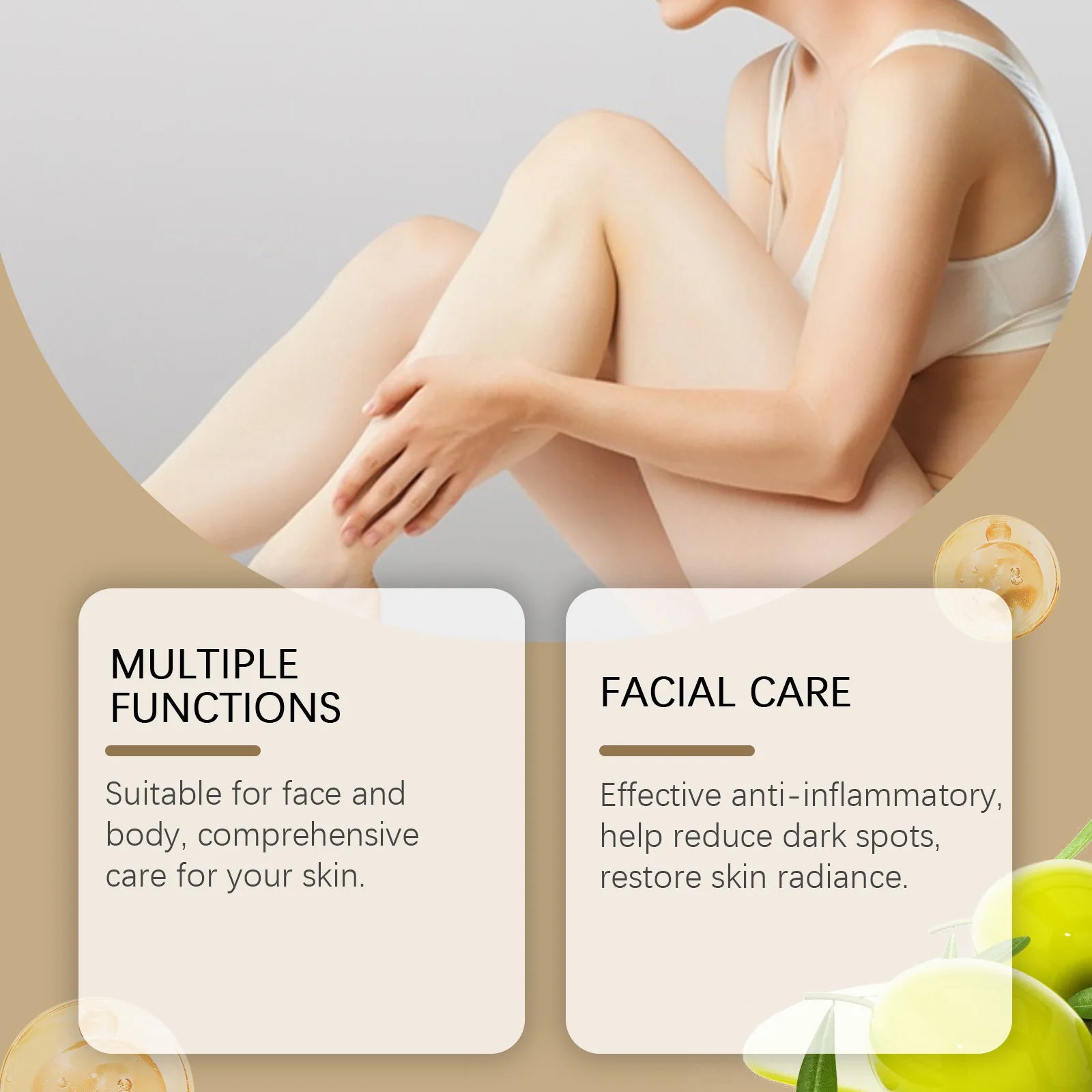 Shea Butter Moisturizer Suitable for Facial and Body Use, Long-lasting Moisturizing and Full Body Nourishing Skincare Cream