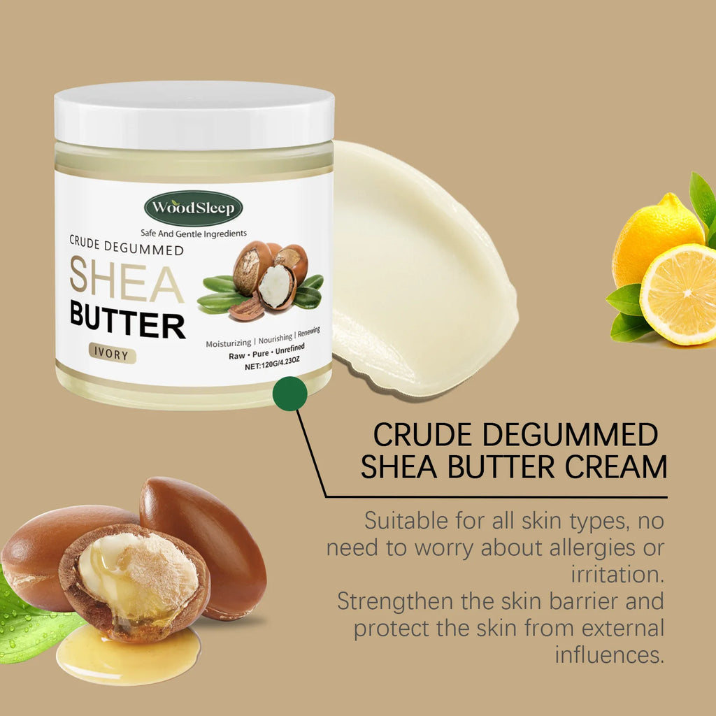 Shea Butter Moisturizer Suitable for Facial and Body Use, Long-lasting Moisturizing and Full Body Nourishing Skincare Cream