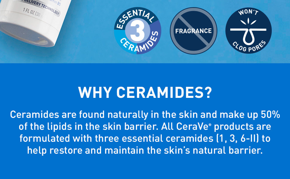 Cerave Hyaluronic Acid Serum for Face with Vitamin B5 and Ceramides, Hydrating Face Serum for Dry Skin, Fragrance Free, 1 Ounce